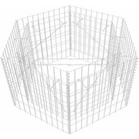 Arriate Hexagonal De Gaviones 100x90x50 Cm