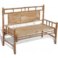 Banco de Jardín Vidaxl Bambú 120 cm