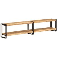 Mueble de TV de Madera Maciza de Mango Vidaxl 200x30x40 Cm