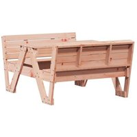 Mesa de Picnic Infantil de Madera Maciza Douglas 88x122x58 cm