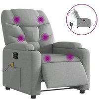 Sillón Reclinable Eléctrico de Masaje con Tela