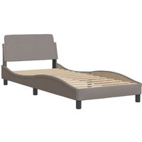 Estructura de Cama con Cabecero de Tela 90x200 cm