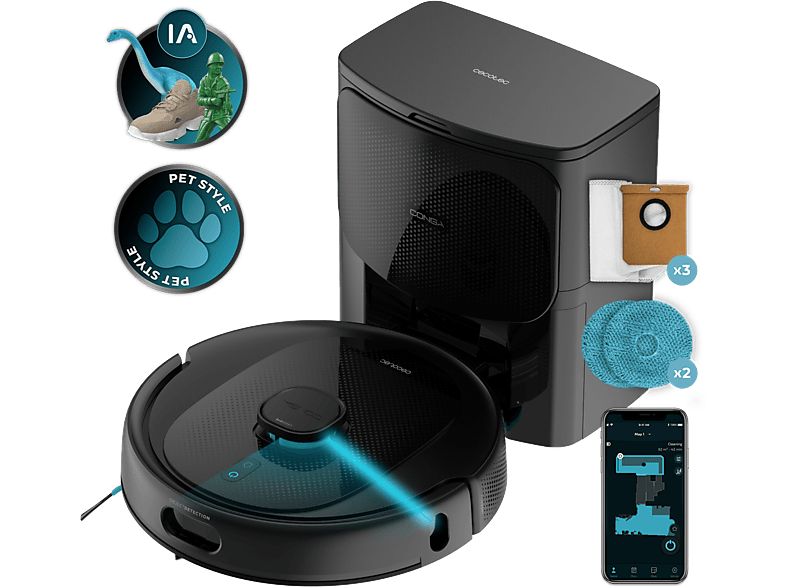 Robot Aspirador Cecotec Conga 9990 AI Spin Revolution Ultra Power Home Robot Aspirador Cecotec Conga 9990 AI Spin Revolution Ultra Power Home