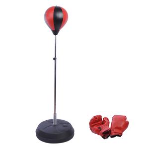 Homcom - Balón de boxeo con guantes Homcom - Balón de boxeo con guantes