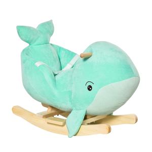 Homcom Balancín Ballena para Bebés con Sonidos