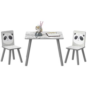 Homcom Mesa con 2 Sillas Panda Homcom Mesa con 2 Sillas Panda