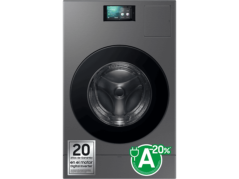 Lavadora Secadora Samsung 18/11kg Bespoke AI Laundry Combo WD18DB8995BZT2