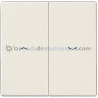 Tecla Doble para Interruptor o Pulsador de Persiana Jung LS 995