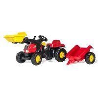 Tractor de Pedales Infantil con Remolque y Pala