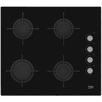 Beko Hilg64120s Encimera de Gas 4 Zonas Negro 60 cm