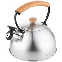 Tetera con Silbato Florina Wooden 2.3L Acero Inoxidable