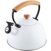 Tetera con Silbato Florina Wooden 2.3L Acero Inoxidable