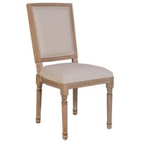 Silla de madera tapizada