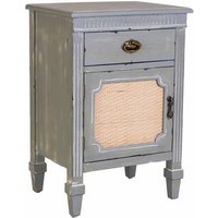Mesita de Madera con Cajón y Puerta 46x36x68