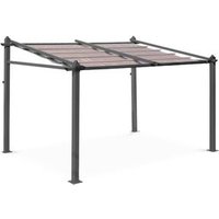 Pérgola de aluminio corredera 3x4m
