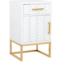 Mesita de Noche con Cajón y Puerta