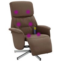 Sillón Reclinable De Masaje Con Reposapiés