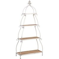 Estantería de Madera y Metal de 4 Baldas