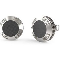 Guess Pendientes Hombre Racer Tag De Plateado