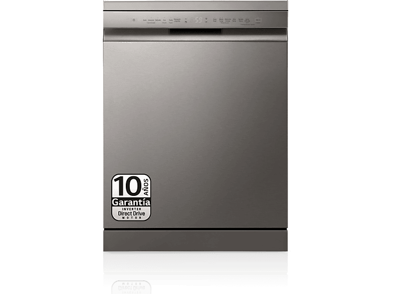 Lavavajillas LG DF355FP, 14 servicios, Acero inoxidable