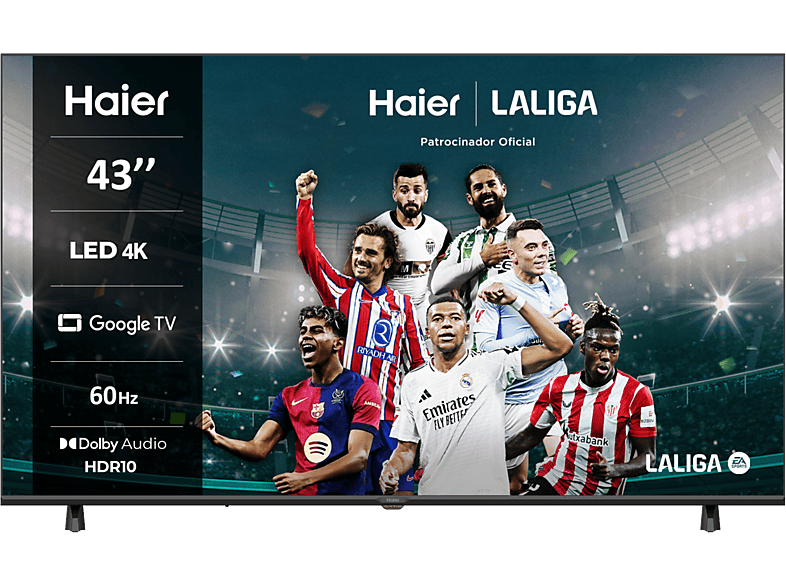 TV LED 43" Haier K85F Series Smart Google TV HDR 4K