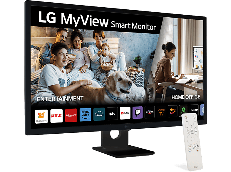 Monitor LG 32SR50F-B 32" Full-HD IPS Smart Monitor