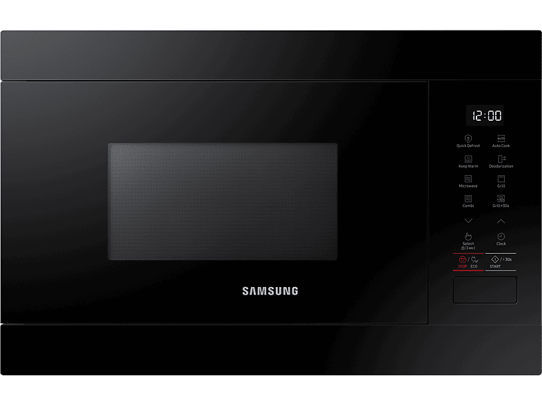 Microondas integrable Samsung MG22M8254AK/E1, 22L, 850W
