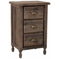 Mesita de Madera con 3 Cajones