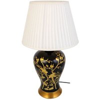 Lámpara de Mesa Cerámica Negro