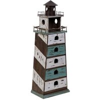 Estantería Faro Madera y Metal 41x27x115h Cm
