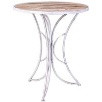 Mesa de Hierro Forjado y Madera