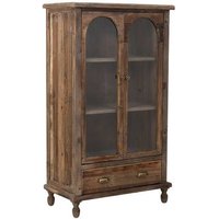 Vitrina de Madera con 2 Puertas y 1 Cajón Vitrina de Madera con 2 Puertas y 1 Cajón