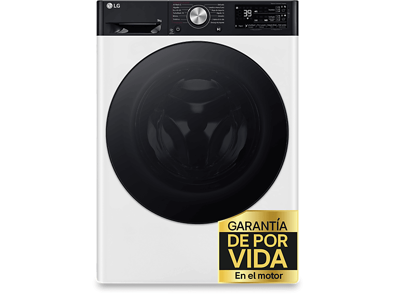 Lavadora Carga Frontal LG F4WR7509AGH Serie 750 9 kg 1400 rpm