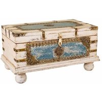 Baúl De Madera Acabado Artesanal 49x29x27h Cm