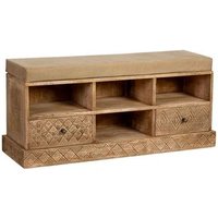 Banco de madera natural