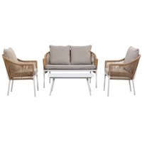 Mesa, Sofá y 2 Sillones