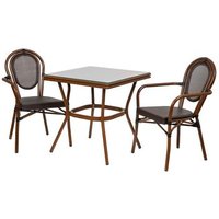 Conjunto de Mesa y 2 Sillas
