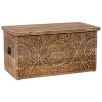 Baúl de Madera Natural 83x40x42