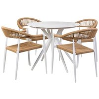 Conjunto de Mesa y 4 Sillas