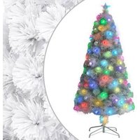 Árbol de Navidad Artificial con Luces de Fibra Óptica 120cm CFW676337 Árbol de Navidad Artificial con Luces de Fibra Óptica 120cm CFW676337