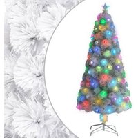 Árbol de Navidad Artificial con Luces de Fibra Óptica 150cm
