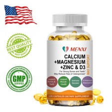 Cápsulas Suplemento Zinc Calcio Magnesio y Vitamina D3 120 un.