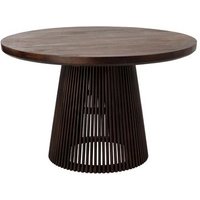 Mesa de madera artesanal 120x120x76h Cm