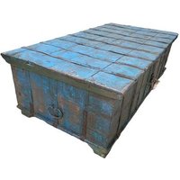 Mesa Baúl De Madera Artesanal