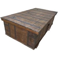 Mesa Baúl De Madera Artesanal