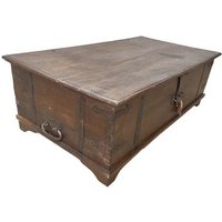 Mesa Baúl De Madera Acabado Artesanal