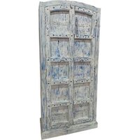 Armario De Madera Acabado Artesanal 96x42x206h Cm