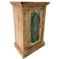Mesita De Madera Acabado Artesanal