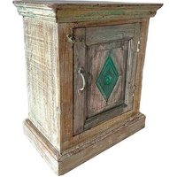 Mesita De Madera Acabado Artesanal 49x29x62