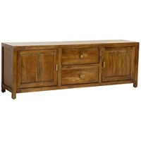 Mueble Bajo de Madera con 2 Puertas y 2 Cajones 170x40x56cm